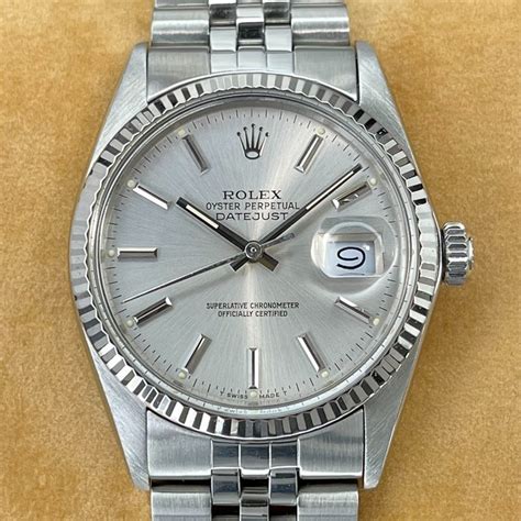 rolex oyster perpetual datejust 1988|Rolex Datejust 16014 blue dial.